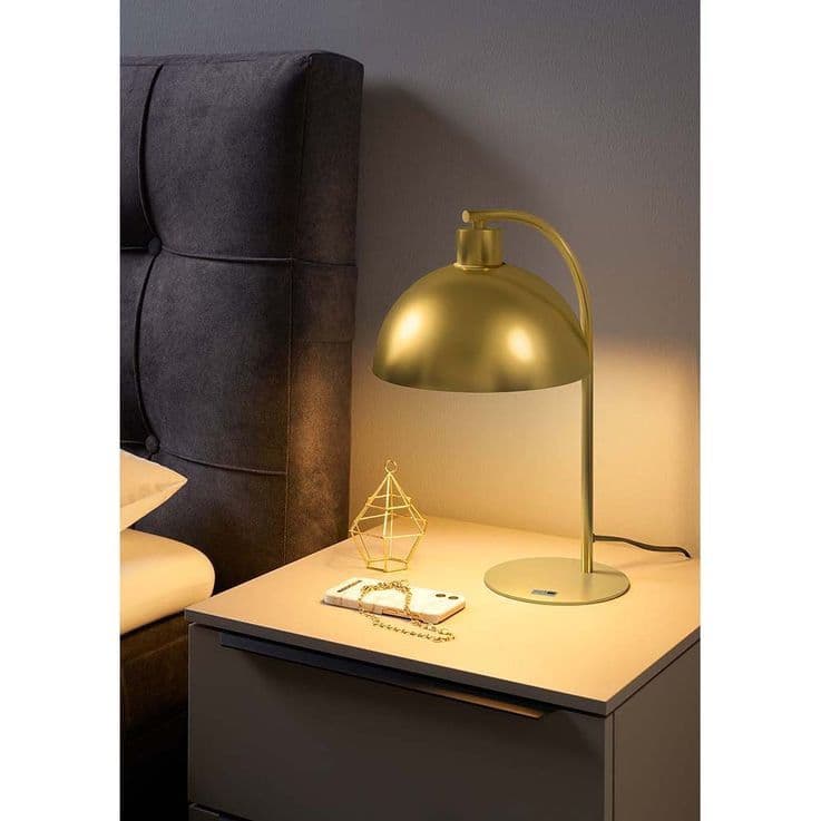 Stolna lampa zlatna 1xe27 — slika 2 od 3