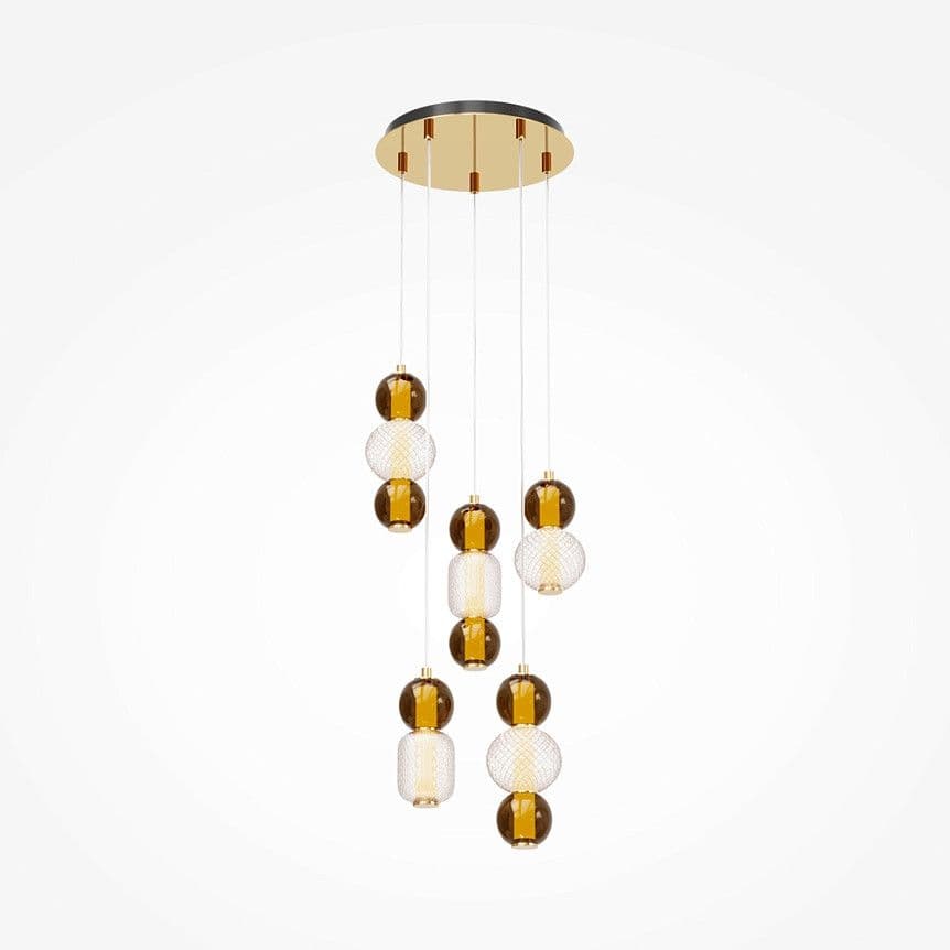 Maytoni LED visilica 80W 3000K- zlatna — slika 1 od 5