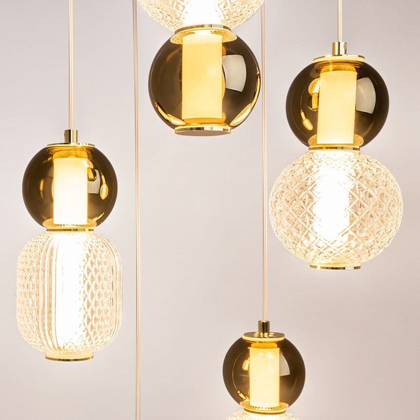 Maytoni LED visilica 80W 3000K- zlatna — slika 5 od 5