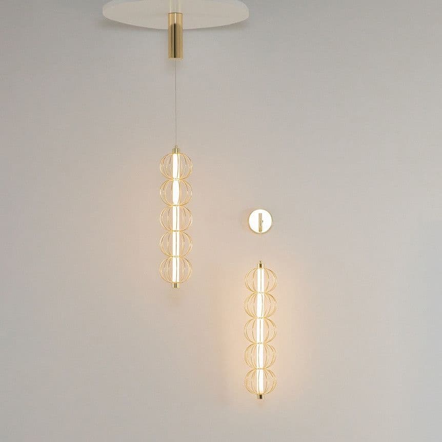 Maytoni LED visilica 17W- zlatna — slika 5 od 5