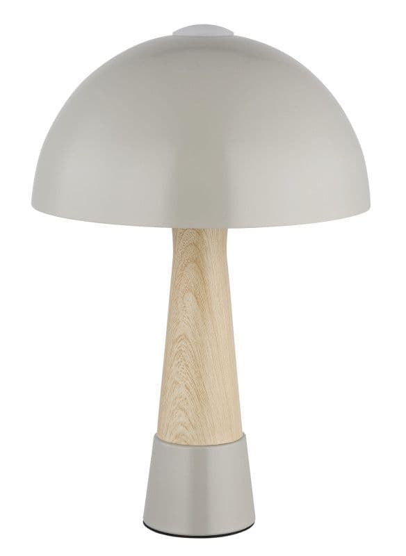 Stolna lampa gljiva 1xE27- siva mat — slika 3 od 10
