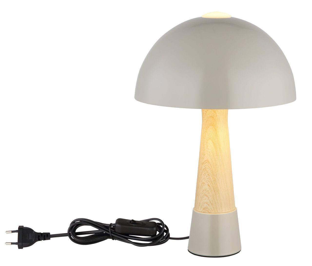 Stolna lampa gljiva 1xE27- siva mat — slika 5 od 10