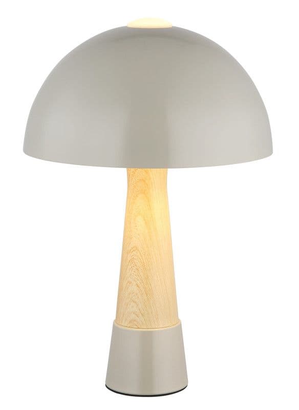 Stolna lampa gljiva 1xE27- siva mat — slika 2 od 10