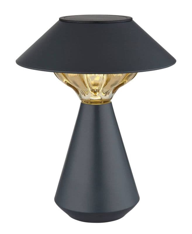 Solarna stolna lampa 10xLED- crna — slika 3 od 8
