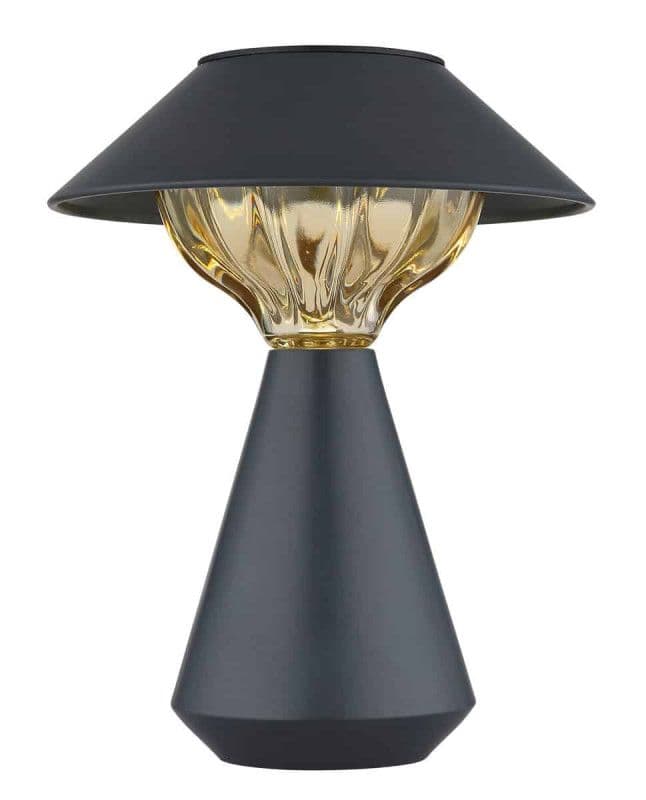 Solarna stolna lampa 10xLED- crna — slika 1 od 8
