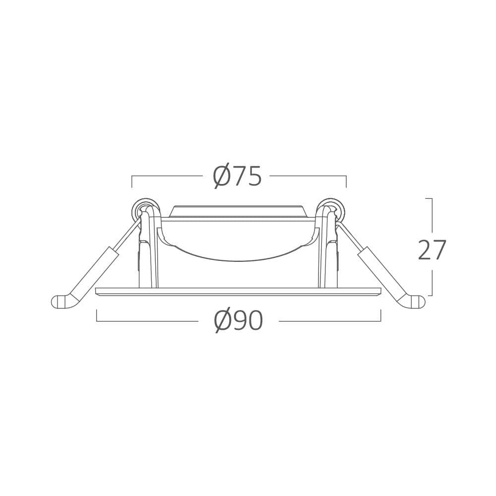 LED spot bijeli/ugradni- 7W CCT — slika 7 od 7