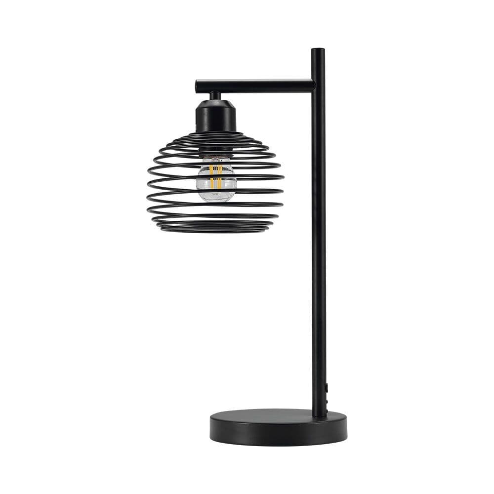 Dekorativna stolna lampa 1xE27- crna — slika 2 od 3