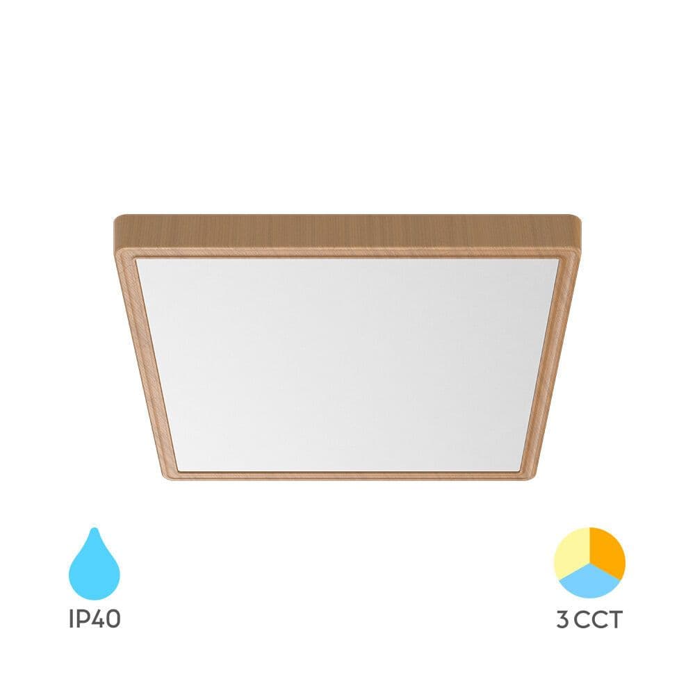 LED plafonjera 36W CCT- drvo — slika 1 od 4