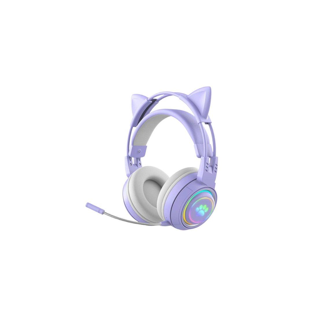 CAT EAR GAMING SLUSALICE BLUETOOTH SY-T25 LJUBICASTA — slika 1 od 1