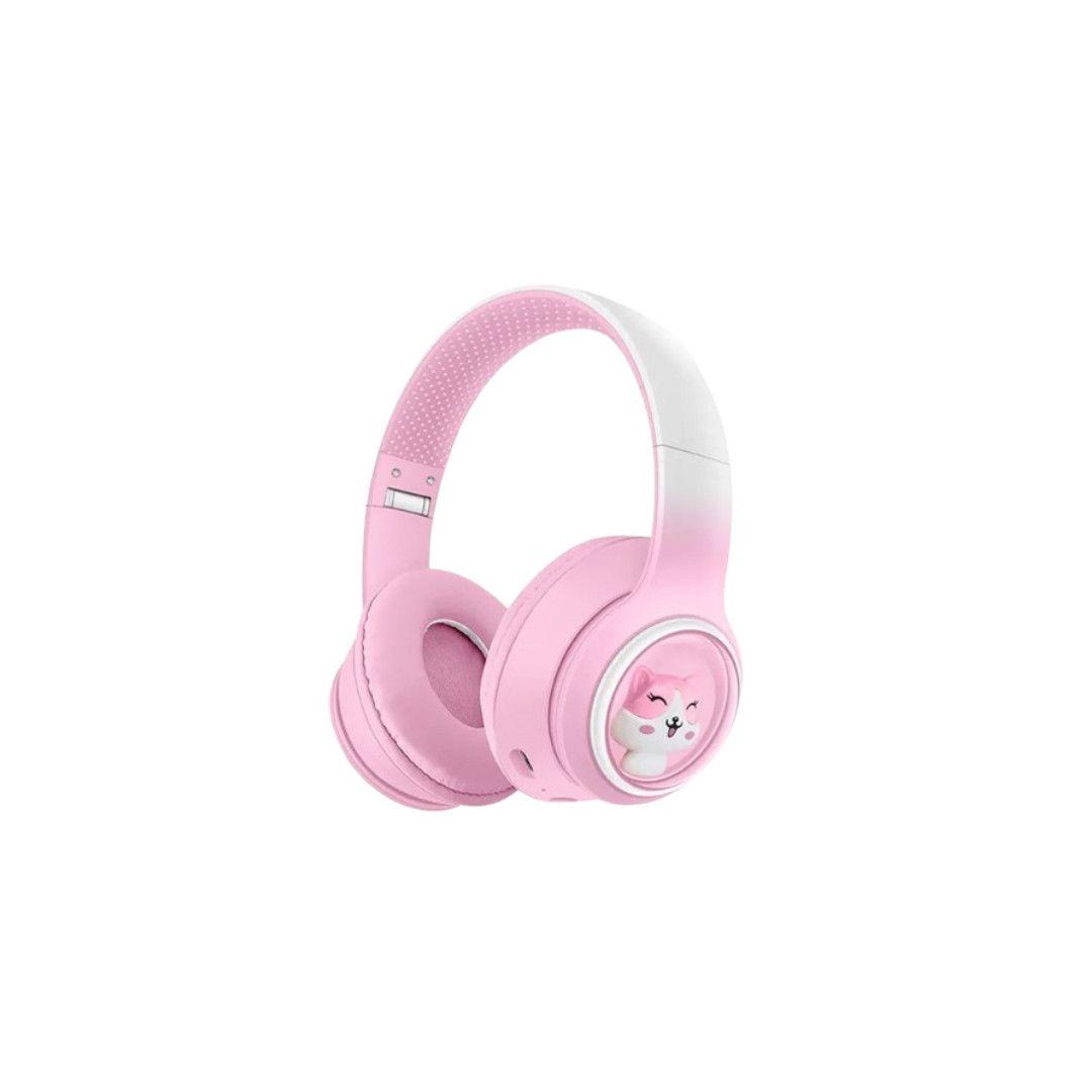 BLUETOOTH SLUSALICE AKZ-08 PINK 5.3BT — slika 1 od 1