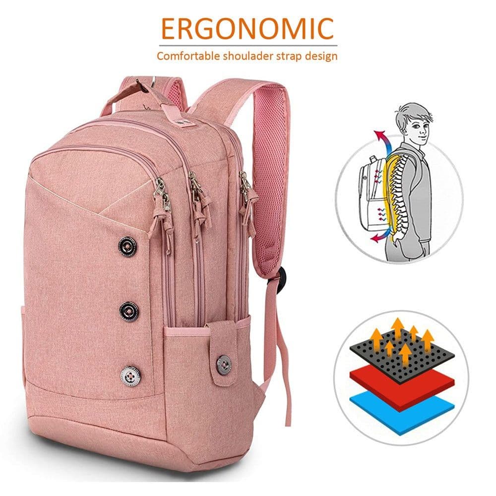 KINGSLONG ruksak sa 2 odjeljka 15.6 INCH PINK KLB1131180PK — slika 2 od 2