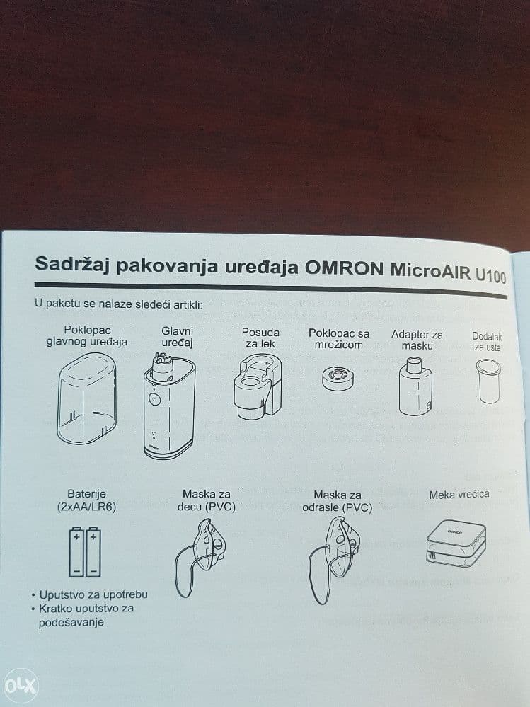 Inhalator OMRON U100 — slika 4 od 6