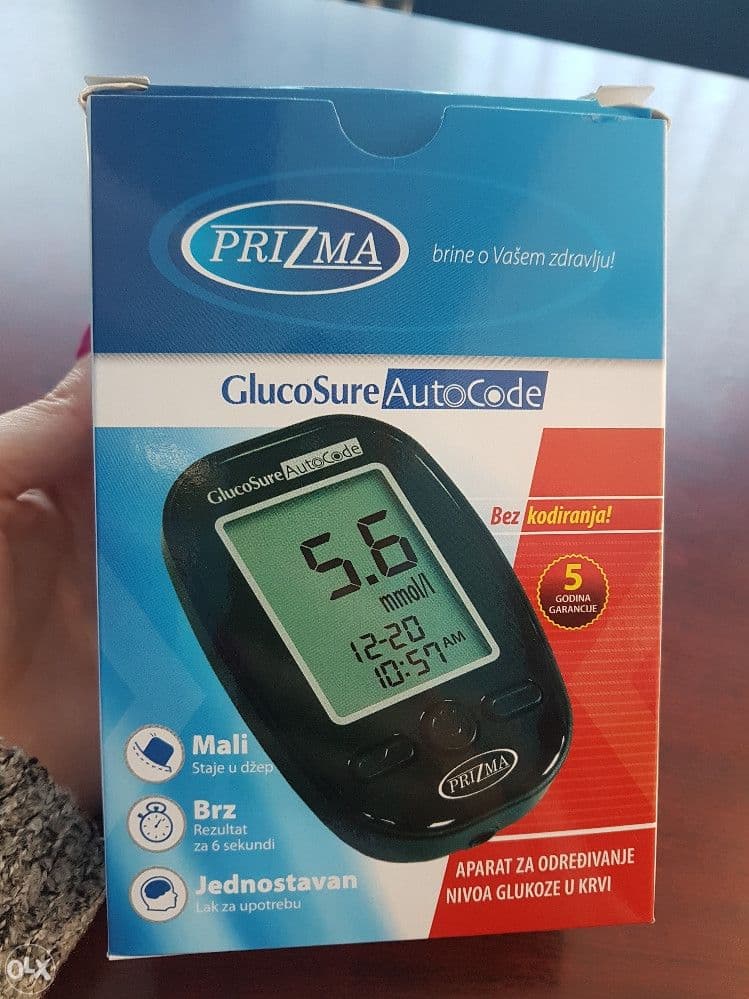 APARAT ZA ŠEĆER PRIZMA + Trake 1/25 — slika 1 od 2