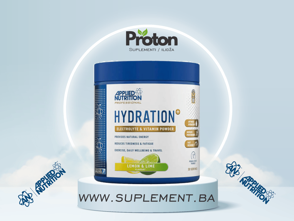 Applied Nutrition Hydration+ 240g Lemon & Lime Elektroliti Iso — slika 1 od 2