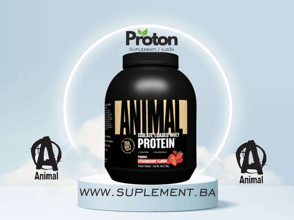 Animal Whey Protein Isolate 2300g Strawberry Flavor — slika 1 od 4
