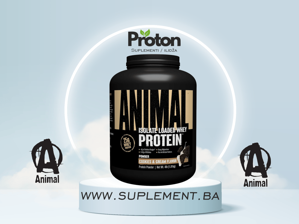 Animal Whey Protein Isolate 2300g Cokies & Cream Izolat — slika 1 od 4
