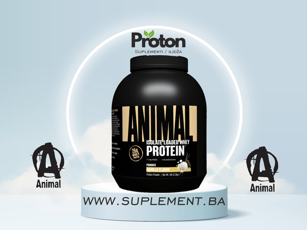 Animal Whey Protein Isolate 2300g Vanilla Izolat — slika 1 od 4