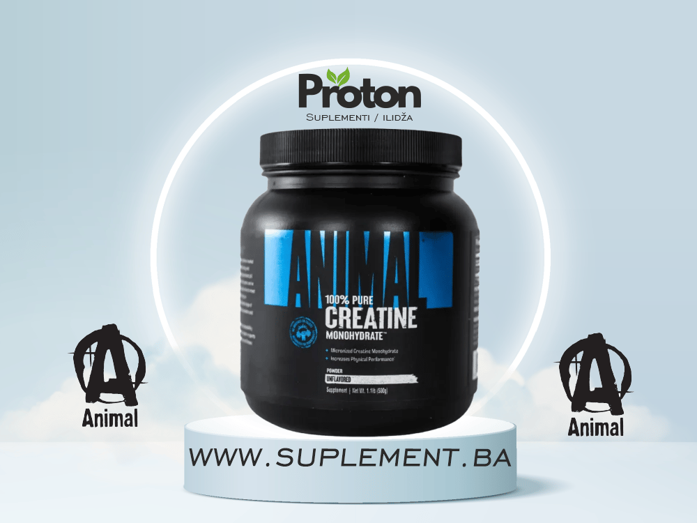 Animal 100% Pure Creatine Monohydrate 500g Kreatin — slika 1 od 4