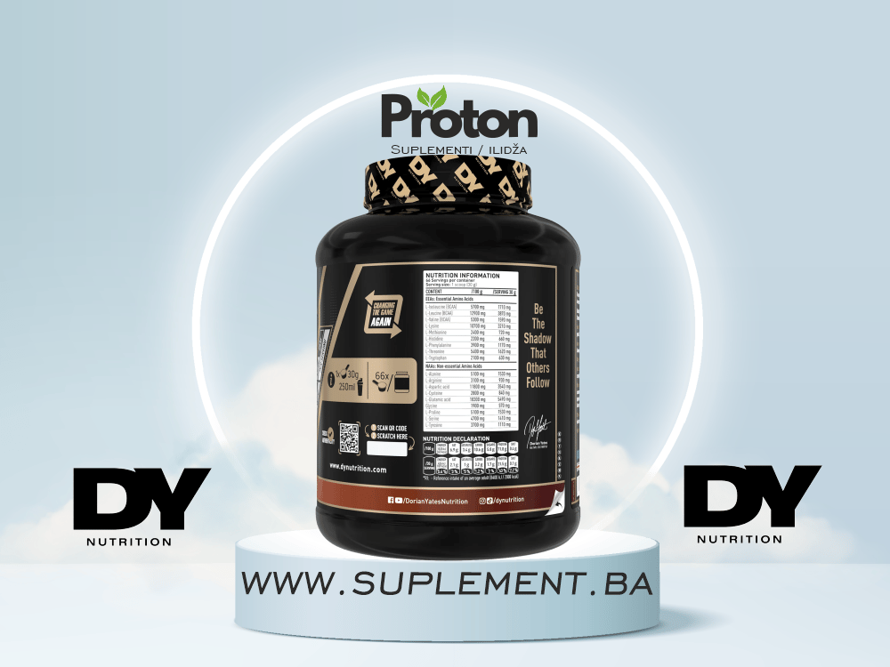 Dorian Yates Shadowhey Concentrate 2000g Chocolate Hazelnut — slika 3 od 4