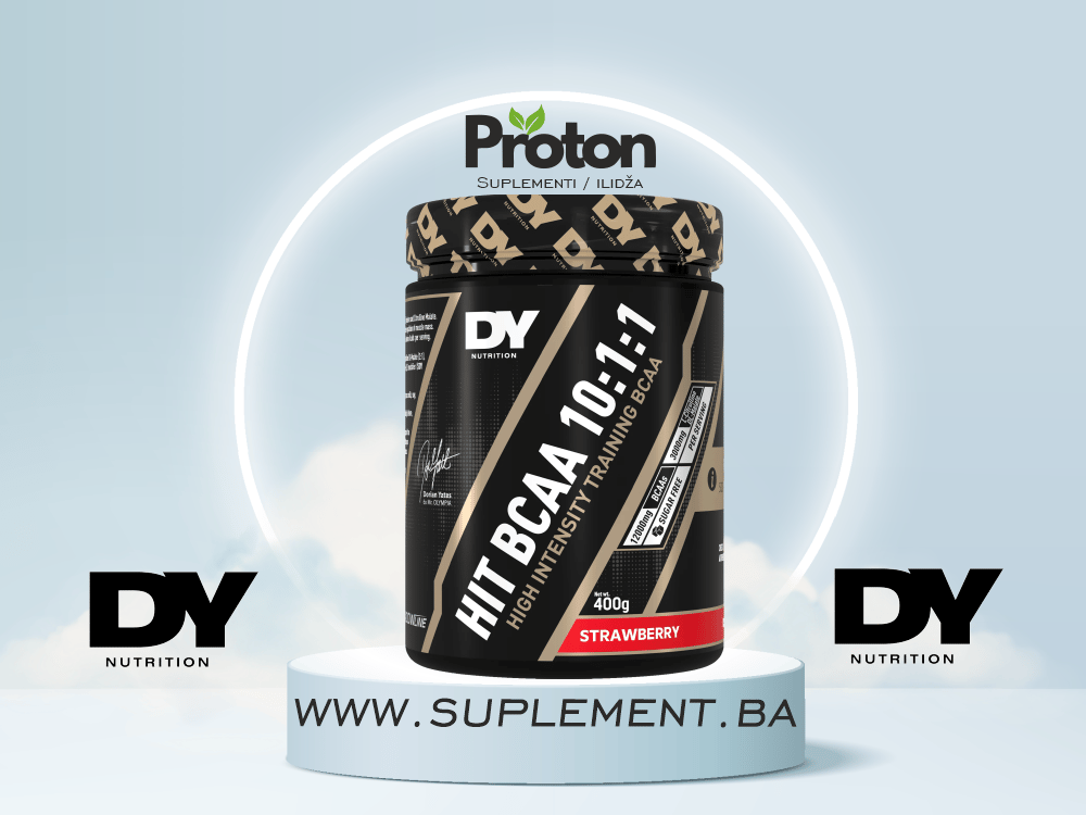 Dorian Yates HIT BCAA 10:1:1 400g Strawberry — slika 1 od 4