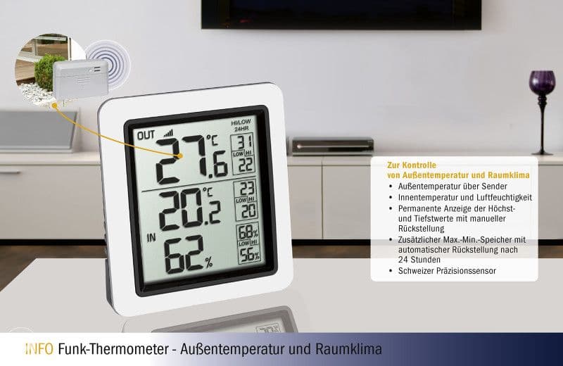 Termohigrometar INFO, 30.3065.02, TFA Dostmann — slika 8 od 8