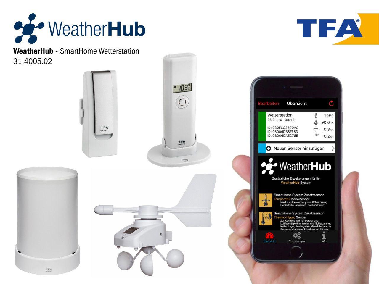 Vremenska stanica WeatherHub SET, 31.4005.02 — slika 1 od 1